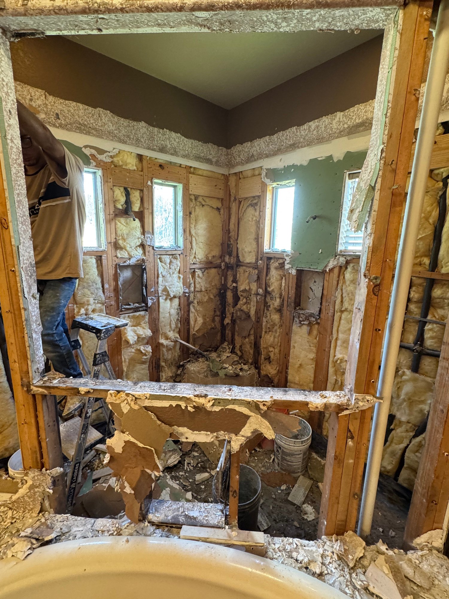bathroom-remodel-demolition-studs